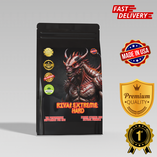 #1 Rival Extreme Hard Natural Male Energy Boost natural ENHANCE both sexes