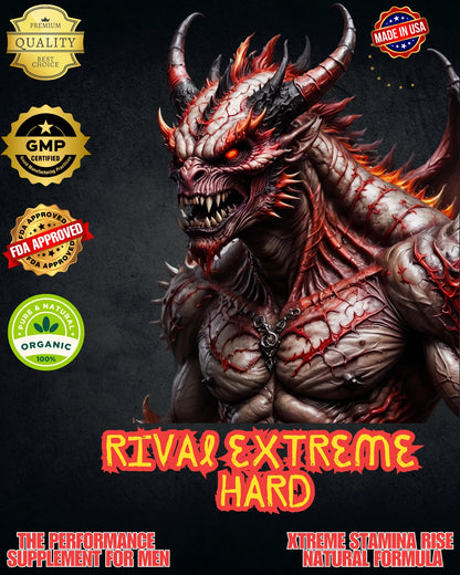 #1 Rival Extreme Hard Natural Male Energy Boost natural ENHANCE both sexes