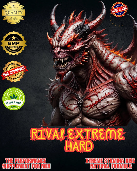 #1 Rival Extreme Hard Natural Male Energy Boost natural ENHANCE both sexes